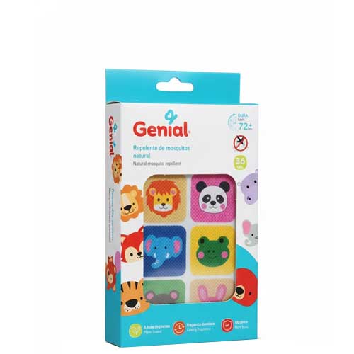 Parche de ropa repelente de mosquitos Genial (36 unidades)