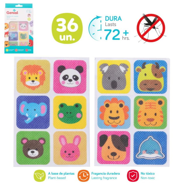 Parche de ropa repelente de mosquitos Genial (36 unidades) - Image 2